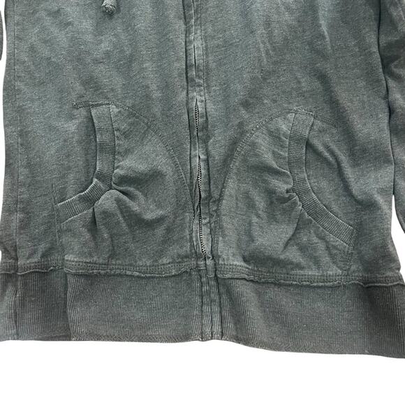 Virginia Tech VT Three Square Dark Gray Full Zip Long Sleeve Hoodie Size Medium - Picture 2 of 6